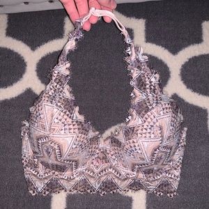 NWT PINK Halter Top Bralette